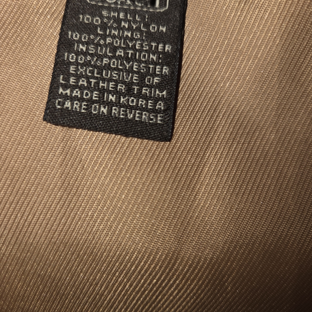 Coach Quilted Monogram "C" Jacket Sz Small - Picture 7 of 8